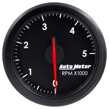 Picture of Autometer Airdrive 2-1-6in Tachometer Gauge 0-5K RPM - Black