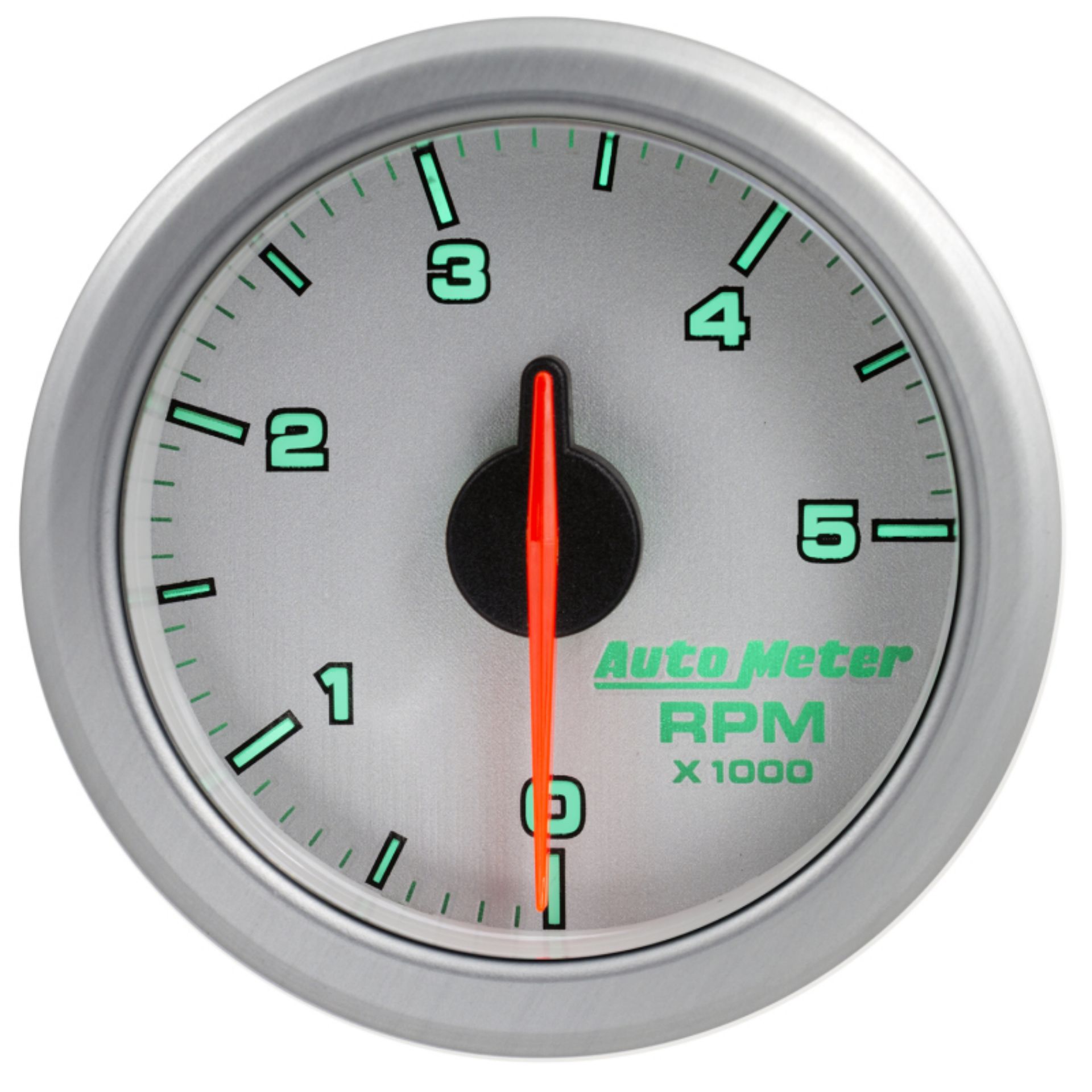 Picture of Autometer Airdrive 2-1-6in Tachometer Gauge 0-5K RPM - Silver