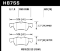 Picture of Hawk 13-16 Mercedes CLS550 - 15-16 Mercedes E350 HPS Street Rear Brake Pads