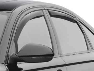 Picture of WeatherTech 2012+ Audi A6 - S6 Front and Rear Side Window Deflectors - Dark Smoke