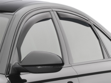 Picture of WeatherTech 2012+ Audi A6 - S6 Front and Rear Side Window Deflectors - Dark Smoke