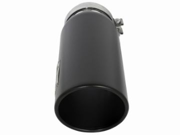 Picture of aFe MACHForce XP Cat-Back SS-304 5in Interooled Exhaust Tip 5in In x 6in Outx16inL Bolt-On Right Blk