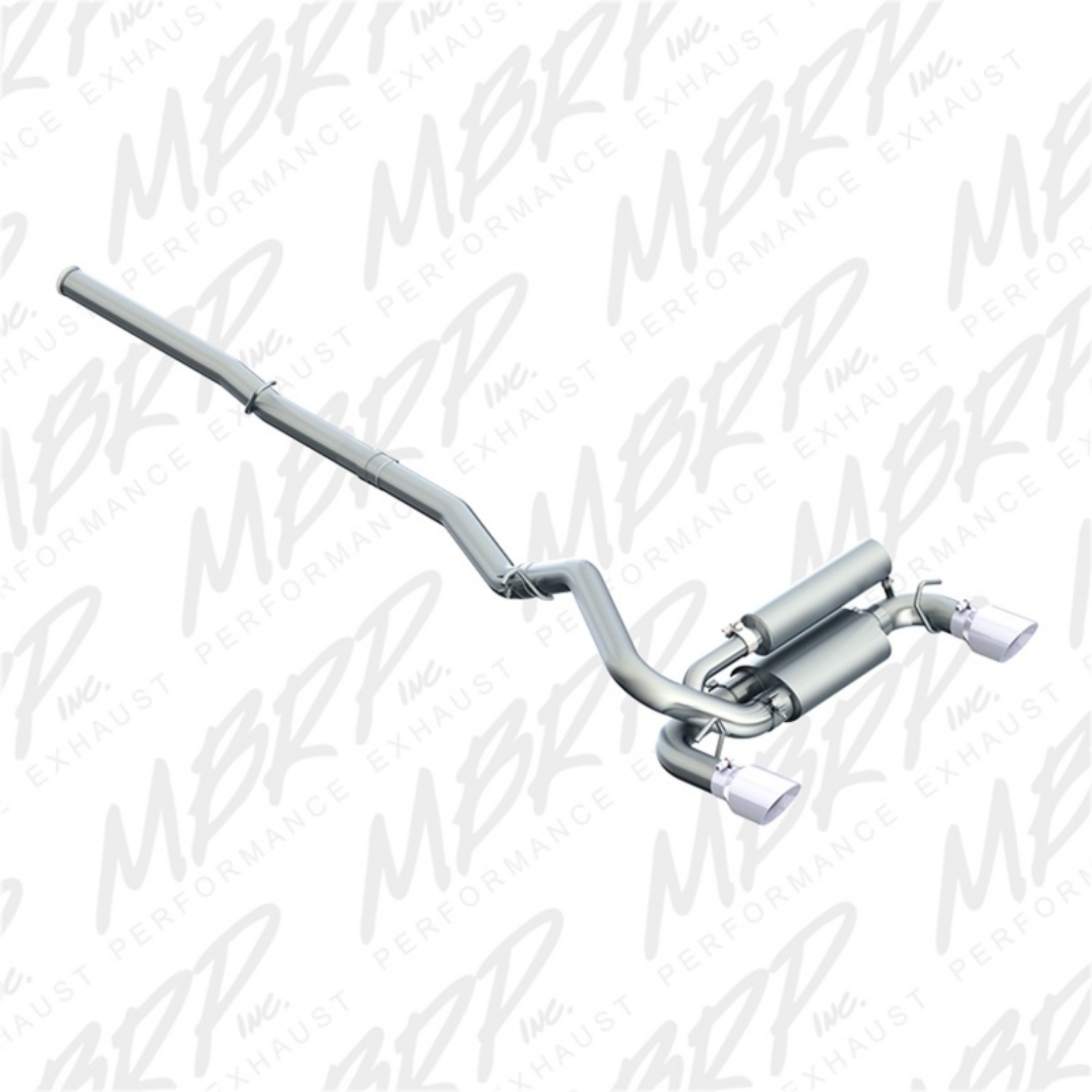 Picture of MBRP 2016+ Ford Focus RS 3in Dual Outlet Cat-Back Exhaust T409 SS