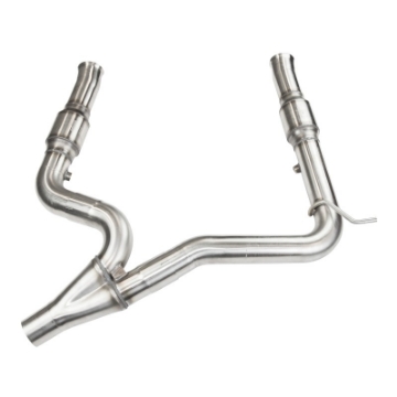 Picture of Kooks 2003+ Nissan Armada 1-7-8in x 3in SS Long Tube Headers w- 3in OEM Stainless Catted Y-Pipe