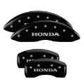 Picture of MGP 4 Caliper Covers Engraved Front & Rear Vtech Black finish silver ch