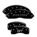 Picture of MGP 4 Caliper Covers Engraved Front & Rear Cobra Black finish silver ch
