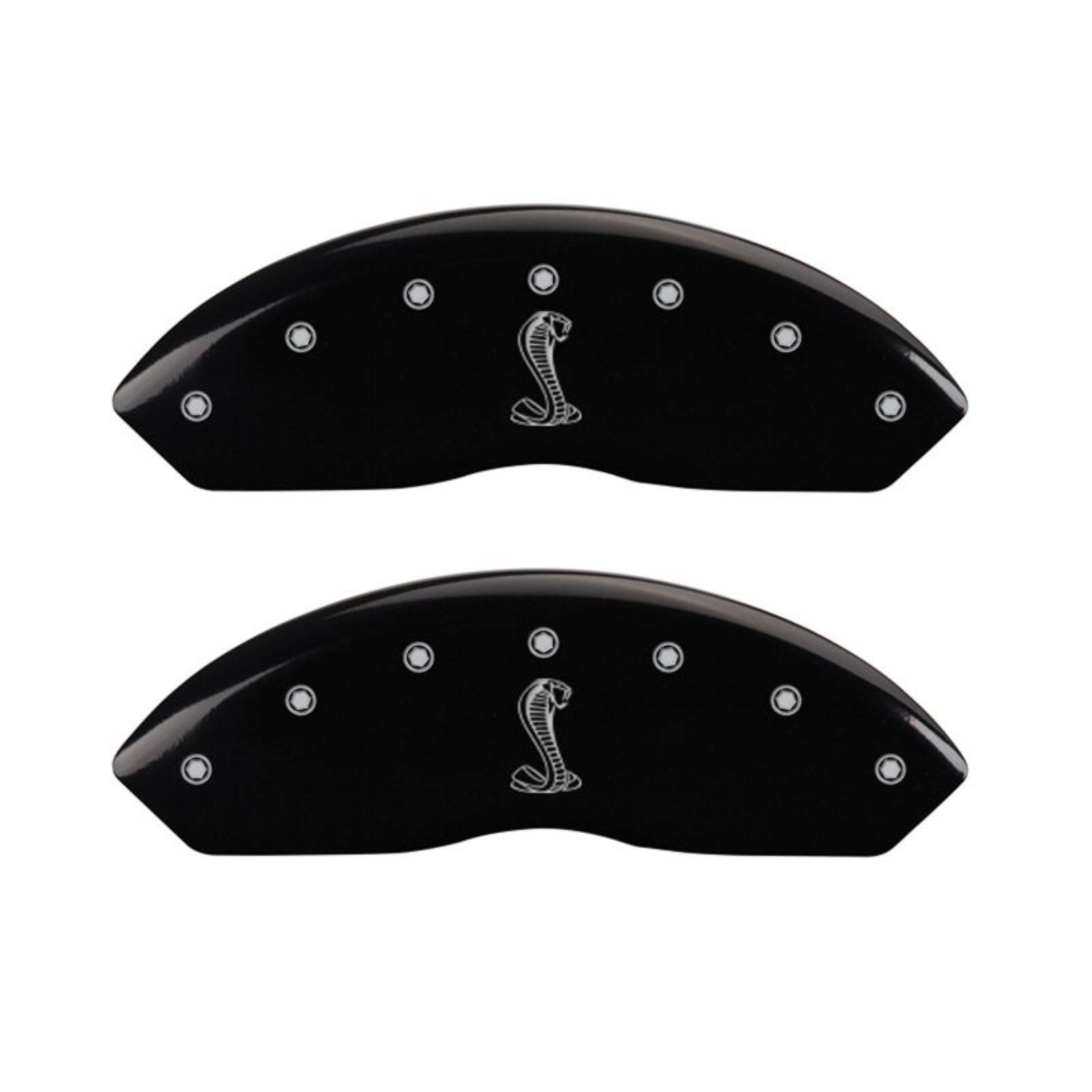 Picture of MGP 4 Caliper Covers Engraved Front & Rear Tiffany Snake Black finish silver ch
