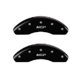 Picture of MGP Front set 2 Caliper Covers Engraved Front Vtec Black finish silver ch