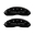 Picture of MGP 4 Caliper Covers Engraved Front & Rear C5-Corvette Black finish silver ch