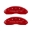 Picture of MGP 4 Caliper Covers Engraved Front C5-Corvette Engraved Rear C5-Z06 Red finish silver ch
