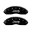 Picture of MGP Front set 2 Caliper Covers Engraved Front JEEP Black finish silver ch