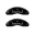 Picture of MGP 4 Caliper Covers Engraved Front Pontiac Engraved Rear Arrow Black finish silver ch