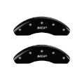 Picture of MGP 4 Caliper Covers Engraved Front & Rear MGP Black finish silver ch