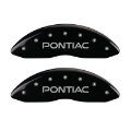 Picture of MGP 4 Caliper Covers 98-02 Pontiac Firebird Ex WS6 Front Pontiac Rear Arrow Blk Finish Silver Char