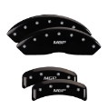 Picture of MGP 4 Caliper Covers Engraved Front & Rear MGP Black finish silver ch