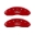Picture of MGP 4 Caliper Covers Engraved Front & Rear Oval logo-Ford Red finish silver ch