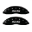 Picture of MGP 4 Caliper Covers Engraved Front & Rear Silverado style-SS Black finish silver ch