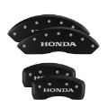 Picture of MGP 4 Caliper Covers Engraved Front & Rear Vtech Black finish silver ch