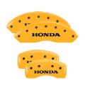 Picture of MGP 4 Caliper Covers Engraved Front & Rear Vtech Red finish silver ch