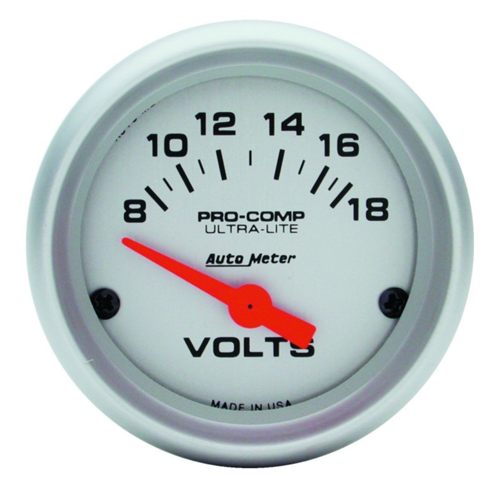 Picture of Autometer Ultra-Lite 52mm Short Sweep Electronice Voltage Gauge