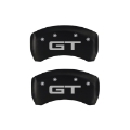 Picture of MGP 4 Caliper Covers Engraved Front & Rear Oval logo-Ford Black finish silver ch