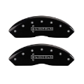 Picture of MGP 4 Caliper Covers Engraved Front & Rear Lincoln Black finish silver ch