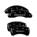 Picture of MGP 4 Caliper Covers Engraved Front & Rear MGP Black finish silver ch