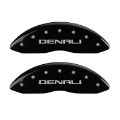Picture of MGP 4 Caliper Covers Engraved Front & Rear Denali Black finish silver ch