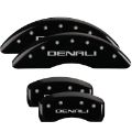 Picture of MGP 4 Caliper Covers Engraved Front & Rear MGP Black finish silver ch