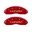 Picture of MGP 4 Caliper Covers Engraved Front & Rear Acura Red finish silver ch