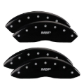 Picture of MGP 4 Caliper Covers Engraved Front Acura Engraved Rear RSX Black finish silver ch