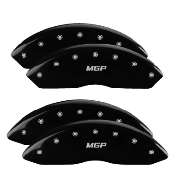 Picture of MGP 4 Caliper Covers Engraved Front Acura Engraved Rear RSX Black finish silver ch