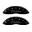 Picture of MGP 4 Caliper Covers Engraved Front & Rear Cursive-Cadillac Black finish silver ch