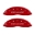 Picture of MGP 4 Caliper Covers Engraved Front Escalade Engraved Rear EXT Red finish silver ch