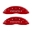 Picture of MGP 4 Caliper Covers Engraved Front & Rear Denali Red finish silver ch