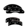Picture of MGP 4 Caliper Covers Engraved Front & Rear MGP Black finish silver ch