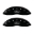 Picture of MGP 4 Caliper Covers Engraved Front & Rear Oval logo-Ford Black finish silver ch