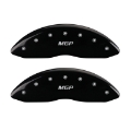 Picture of MGP 4 Caliper Covers Engraved Front & Rear MGP Black finish silver ch