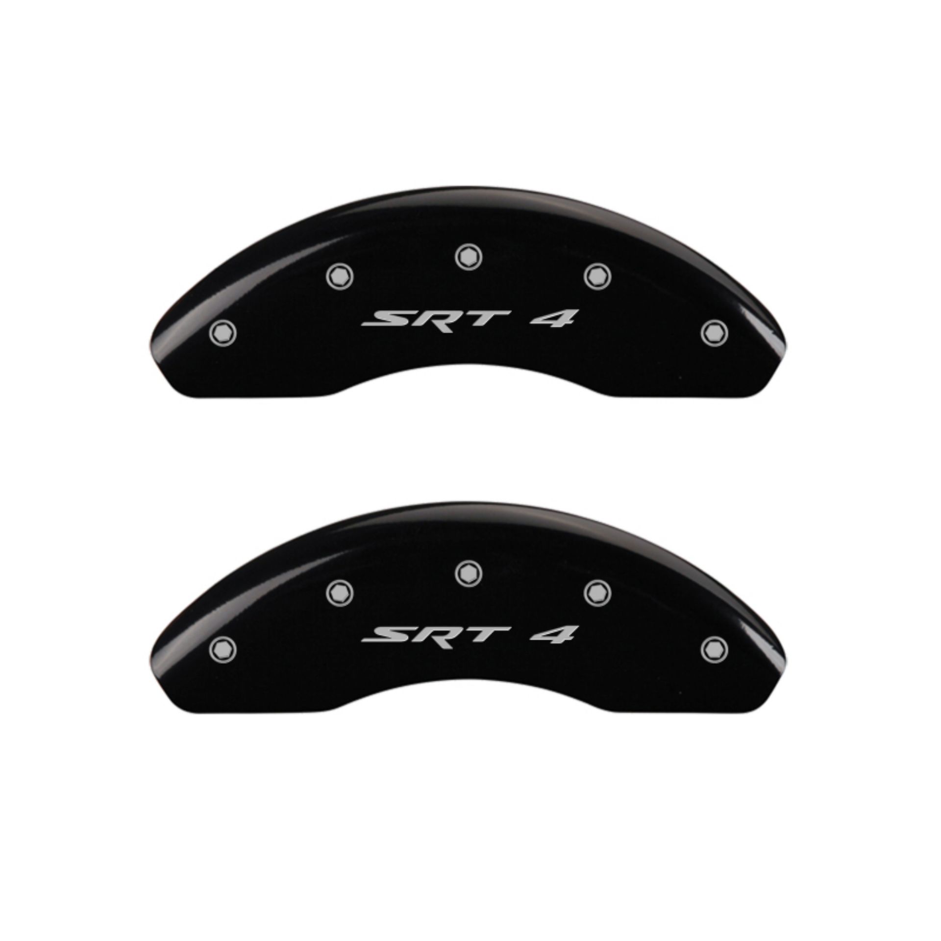 Picture of MGP 4 Caliper Covers Engraved Front & Rear SRT4 Black finish silver ch