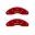 Picture of MGP 4 Caliper Covers Engraved Front & Rear SRT4 Red finish silver ch