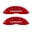 Picture of MGP 4 Caliper Covers Engraved Front & Rear Hummer Red finish silver ch