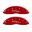 Picture of MGP 4 Caliper Covers Engraved Front & Rear SSR Red finish silver ch