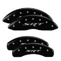Picture of MGP 4 Caliper Covers Engraved Front & Rear MGP Black finish silver ch