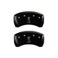 Picture of MGP 4 Caliper Covers Engraved Front & Rear Oval logo-Ford Black finish silver ch