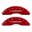 Picture of MGP 4 Caliper Covers Engraved Front & Rear MOPAR Red finish silver ch