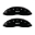 Picture of MGP Front set 2 Caliper Covers Engraved Front MGP Black finish silver ch