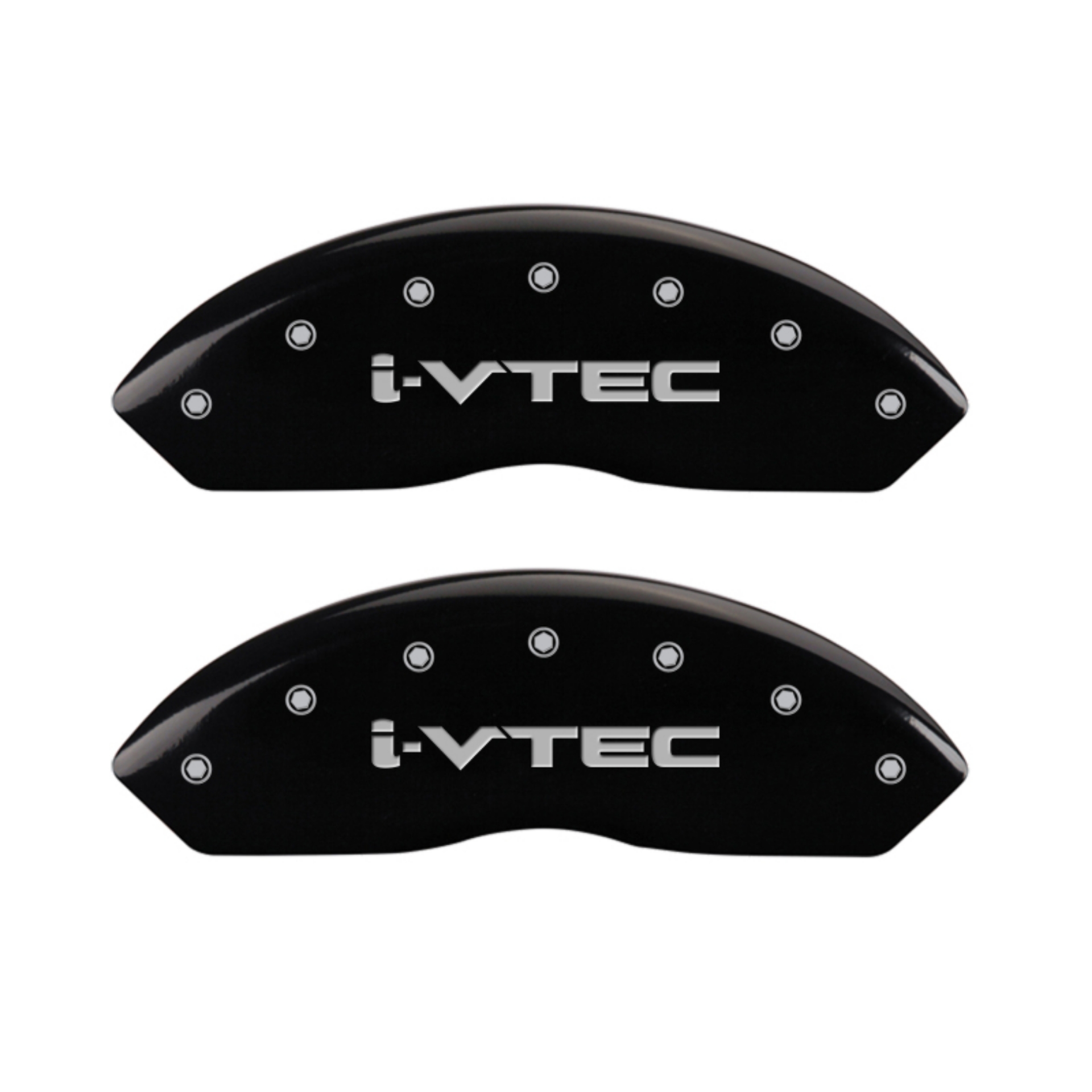 Picture of MGP 4 Caliper Covers Engraved Front & Rear i-Vtec Black finish silver ch