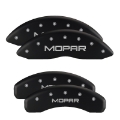 Picture of MGP 4 Caliper Covers Engraved Front & Rear MGP Black finish silver ch