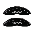 Picture of MGP 4 Caliper Covers Engraved Front & Rear 300 Black finish silver ch