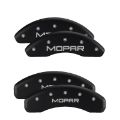 Picture of MGP 4 Caliper Covers Engraved Front & Rear 300 Black finish silver ch